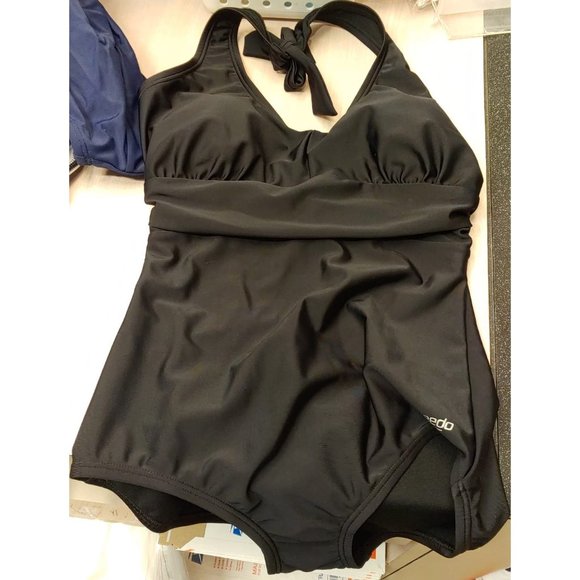 SPEEDO Women One Piece Halter Swimsuit - Picture 4 of 8